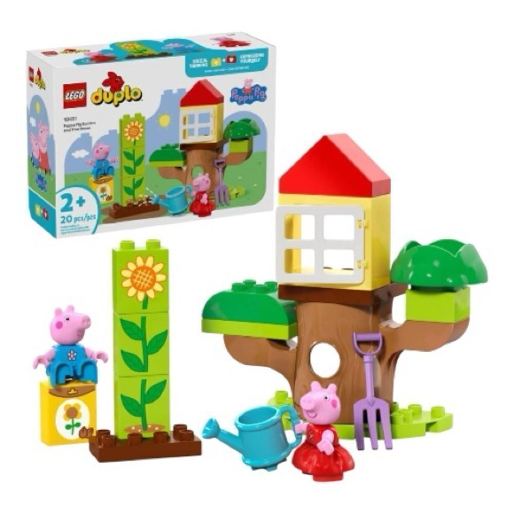 LEGO DUPLO Peppa Pig Garden  and Tree house Adventure Set 10431